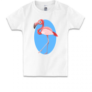 Детская футболка с фламинго