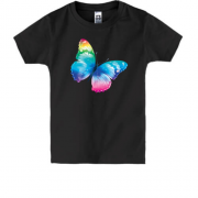 Дитяча футболка з яскравим метеликом (2)