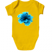 Дитячий боді з блакитною квіткою