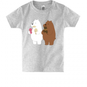 Дитяча футболка bears love ice cream