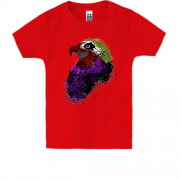 Дитяча футболка зі стилізованим папугою