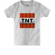 Детская футболка Minecraft TNT