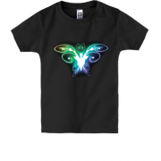 Детская футболка со стилизованной бабочкой