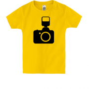 Дитяча футболка з фотоапаратом зі спалахом