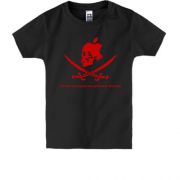 Дитяча футболка з Веселим Роджером (Apple style)