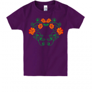 Детская футболка венок с цветами