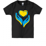 Детская футболка Ukraine heart