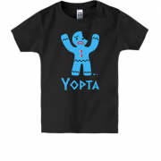 Дитяча футболка з печивом і написом Yopta