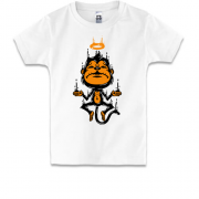 Детская футболка с обезьянкой в нирване