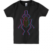 Детская футболка с жуком 3d