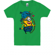 Дитяча футболка з міньйоном-Купідоном