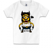 Детская футболка c миньоном-росомахой (x-minion)