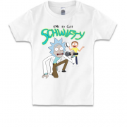 Детская футболка Time to get Schwifty
