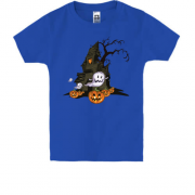 Детская футболка с домом призраком