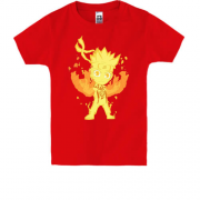 Детская футболка с огненным Наруто (2)