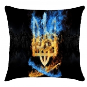 3D подушка "Вогняний тризуб"