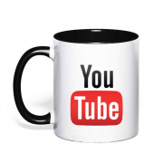 Чашка с логотипом "Youtube"
