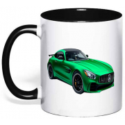 Чашка "Mercedes-Benz A-Class AMG зеленый"