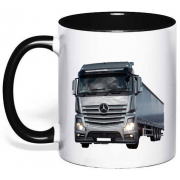 Чашка з вантажною машиною "Mercedes-Benz actros"