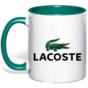 Чашка з логотипом "Lacoste"