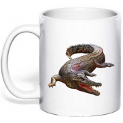 Чашка с животным "Крокодил"