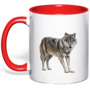 Чашка с животным "Волк"
