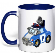 Чашка полицейская машина "Робокар Поли"