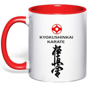 Чашка з символікою "Кіокушинкай"