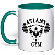 Чашка з принтом "Atlant Gym"