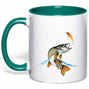 Чашка для рыбака "Щука"
