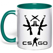 Чашка Counter Strike с оружием