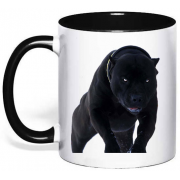 Чашка з фото чорний Пітбультер'єр