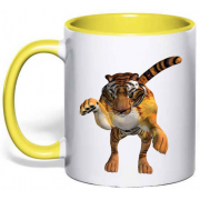 Чашка тигр у стрибку