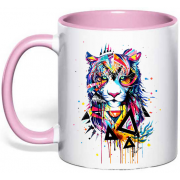 Чашка "Тигр радуга"