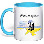 Чашка с принтом "Україна єдина"