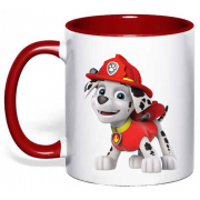 Чашка с принтом "Маршал" герой пожарный