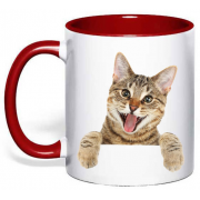 Чашка з принтом "Кішка"