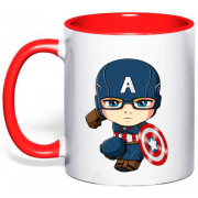 Чашка малыш Капитан Америка