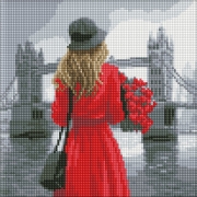 Алмазна мозаїка без підрамника "Туманний Лондон"