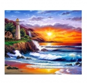 Алмазная мозаика по номерам "Маяк"