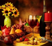 Алмазная мозаика по номерам "Натюрморт"