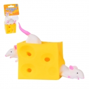 Антистрес іграшка миші в сирі