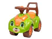 Детский автомобиль для прогулок (толокар), леопард, салатовый