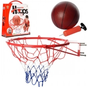 Баскетбольний мяч с кольцом диаметром 45 см