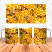 Чашка 3D "Бджоли роблять мед"