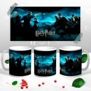 Чашка "Гарри Поттер и дары смерти" битва магов