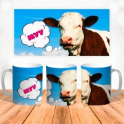 Чашка "Веселая корова"