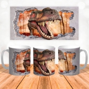 Чашка картинка 3Д "Динозавр"