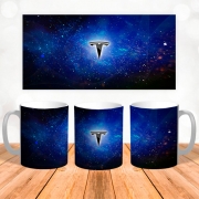 Чашка логотип Tesla