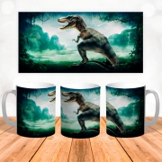 Чашка принт 3Д "Тиранозавр"